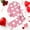 Hot Pink#20, variant on Yteetum Women's Valentines Pajama Sets Plus Size Notch Collar Button Down Valentine's Day Print T Shirt Top and Pjs Pant 2 Piece Matching Set Casual Lapel Sleepwear Shirt Pjs Loungewear Two Piece Set