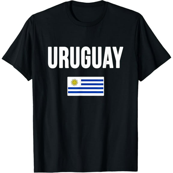 Uruguay Flag Design for Men Women Boys Girls Kids T-ShirtPure cotton short-sleeved shirts for both men and women
