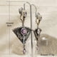 thumbnail image 5 of Pendientes colgantes de plata antigua para mujer y niña, de metal, estilo bohemio, estilo vintage, A19, 5 of 5
