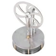 thumbnail image 4 of Modelo de motor de acero inoxidable, modelo de motor Stirling, juguete educativo, modelo de motor físico, funcionalidad inteligente, 4 of 8