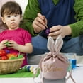 thumbnail image 3 of Less Than 5 Bathroom Products Easter Decoration Creative Bag Personalised Easter Bunny Rabbit Ears Bag, 3 of 6