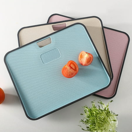 

Riguas Cutting Board Non-slip Surface Fruit Chops Meat Vegetables Chopping Board for Canteen
