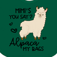 thumbnail image 4 of Inktastic Mimi's You Say Alpaca My Bags Boys or Girls Baby Bib, 4 of 4