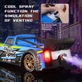 thumbnail image 2 of 1/16 4WD LED 2.4GHz 17km/h RC Coche de carreras a la deriva con spray (batería verde 2) Likrtyny Para estrenar, 2 of 9