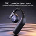 thumbnail image 5 of VALSEEL Bluetooth Headset Business Bluetooth Headphones Single Ear OWS Open Bones Conduction Ultra-long Battery Life LED Power Display Intelligent Noise Reduction, 5 of 9