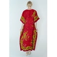 thumbnail image 3 of Miss Lavish London Kaftan Dresses for Women,Beach Kaftan Coverups,Hawaiian Coverups for Women,Long Beach & Swimsuit Coverups,Plus Size African Caftan Dress,Moroccan Style Loungewear Red XL, 3 of 7