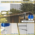 thumbnail image 4 of Bibana Hardware Cloth, 1/2 Inch 48" x 100 ft Black Vinyl Metal Mesh Roll, 19 Gauges Chicken Wire Fence Roll, Welded Wire Fencing PVC Coated Wire Fence Rolls for Chicken Coop, Poultry, 4 of 6