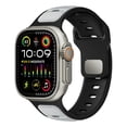 thumbnail image 1 of Correa de Silicona Transpirable para Apple Watch, Bicolor, Deportiva, 1 of 5