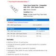 thumbnail image 2 of Valve Cover Gasket Set - Compatible with 1995 - 2004 Toyota Tacoma 1996 1997 1998 1999 2000 2001 2002 2003, 2 of 2