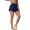 navy blue, variant on Alove Womens Swimming Shorts Side Split 2 in 1 Board Shorts with Pockets Swim Bottom