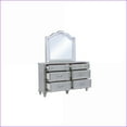 thumbnail image 3 of Bedroom Set King 4PC Contemporary with LED Upholstered Headboard, Light Gray Wood | Wood | Standard Beds, 3 of 20