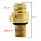 thumbnail image 3 of EeaseMX Adaptador de conector de latón para botella de refresco, adaptador para máquina de agua con gas M18x1.5 TR21.4 dorado (rosca aleatoria), 3 of 7