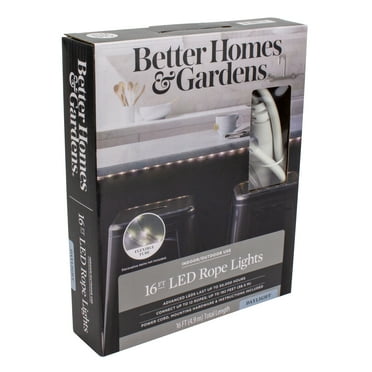 Better Homes & Gardens 16' 7.2 Watt Plug-in Daylight LED Rope Light (1 Pack)