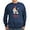 Navy, variant on CafePress - Christmas Kitty Sweatshirt - Classic Crew Neck Sweatshirt