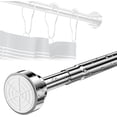 thumbnail image 1 of 50-85 CM No Drilling Stainless Steel Curtain Rod, Firm and Extendable Shower Bar, Telescopic Curtain Rod, Adjustable Swivel Rod for Bathroom Kitchen W, 1 of 5