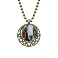 thumbnail image 1 of Organismo ovejas fotografia de animales terrestres Colgante Estrella Collar Luna Cadena Joyas Unbranded M, 1 of 3