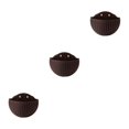 thumbnail image 1 of Maytalsory Wall Plastic Pot For Easy Installation And Wide Usage ABS Plastic Flowerpot Flower Pot Widely Used Drainage Coffee 3Set, 1 of 6
