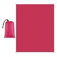 thumbnail image 4 of Beach Blanket Camping Blanket Picnic Mat Waterproof Sandproof Foldable Beach Mat Rose Red, 4 of 8