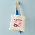 thumbnail image 5 of CafePress - Midwife Gift Doughnuts Tote Bag - Unisex Canvas Tote Bag, Beige, 1-Piece, 5 of 7