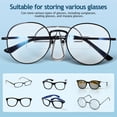 thumbnail image 2 of 4pcs Eyeglasses Holder Wall Mount Transparent Sunglasses Display Stand Eyeglass Storage Rack For Bedroom Bathroom Retail Store, 2 of 9