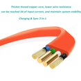 thumbnail image 4 of Alitutumao Cable De Carga Micro Usb Plano De Repuesto Compatible Con Jbl Charge 3 Charge 2 Flip 4 Pulse 2 Flip 2 Flip 3 Pulse Go 2 Clip Plus Clip Micro Ii Microtrip Altavoz Inalámbrico, 4 of 5