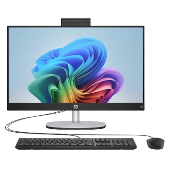 Restored HP 24-CR2000T 23.8" FHD IPS Intel Core Ultra 5 225U 1.5 GHz 16GB DDR5 256GB SSD Intel Graphics Windows 11 Home All-in-One Desktop, Black