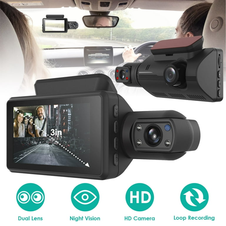 Dropship HD Car Video Recorder 2 Lens Hidden Car Driving Dash Cam
