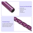 thumbnail image 3 of 4Pack 8.27" Long 0.24" Dia Stainless Steel Bent Threaded Straws for Frozen Bubble Tea Drinks (Purple), 3 of 6