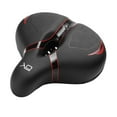 thumbnail image 3 of Asiento de bicicleta cómodo, sillín ancho, bicicletas de carretera para mujeres y hombres, amortiguador rojo chino, 3 of 9