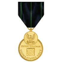 Navy Expert Rifle Medal Gold Plated