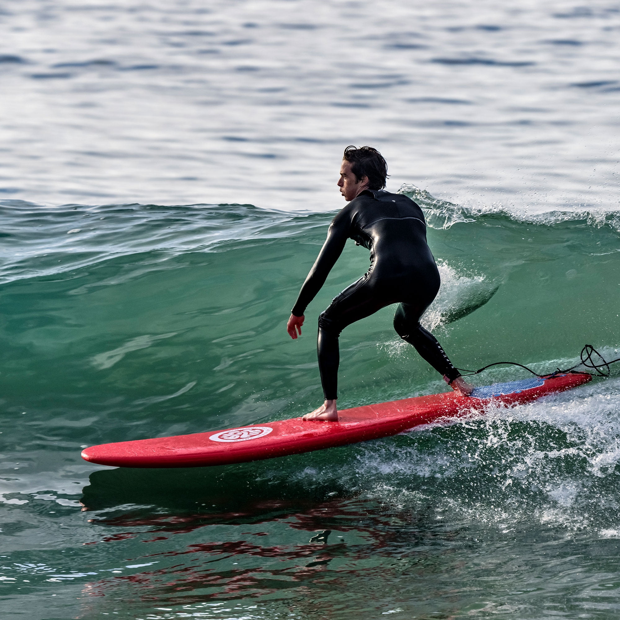 BLOO TIDE 8FT SURFBOARD - RED