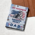 thumbnail image 5 of My Favorite Siberian Husky Calls Me Dad. Happy Father's Day Travel Passport Wallet Husky Dog Lover Gifts PU Leather Passport Holder Cover - 00005, 5 of 5