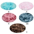 thumbnail image 3 of Tie-dyed Gradient Color Carpet Nordic Round Rugs Home Decor Mat For Living Room Bedroom Bedside Blanket Hanging Basket Mat Blue 160*160cm, 3 of 4