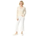 thumbnail image 4 of Jessica Simpson Women's and Women's Plus Pointelle Pullover, Sizes XS-5X, 4 of 5