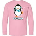 thumbnail image 3 of Inktastic Chillin Penguin Long Sleeve Youth T-Shirt, 3 of 5