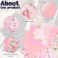 thumbnail image 5 of 42Pcs 10"x10" Quilting Fabric Squares Precuts 100% Cotton Floral Fabric Bundles for Patchwork, Sewing and DIY Crafts Style 4, 5 of 10