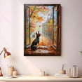 thumbnail image 4 of Canvas Wall Art for Living Room - Miniature Pinscher Dog Poster Print Vintage Home Decor Pets Oil Painting Autumn Room Decor, 4 of 6