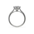 thumbnail image 2 of 1.00 Carat Brilliant Round Cut Real Diamond Elegant Solitaire Wedding Ring for Women Solid 18K White Gold Size 10, 2 of 8