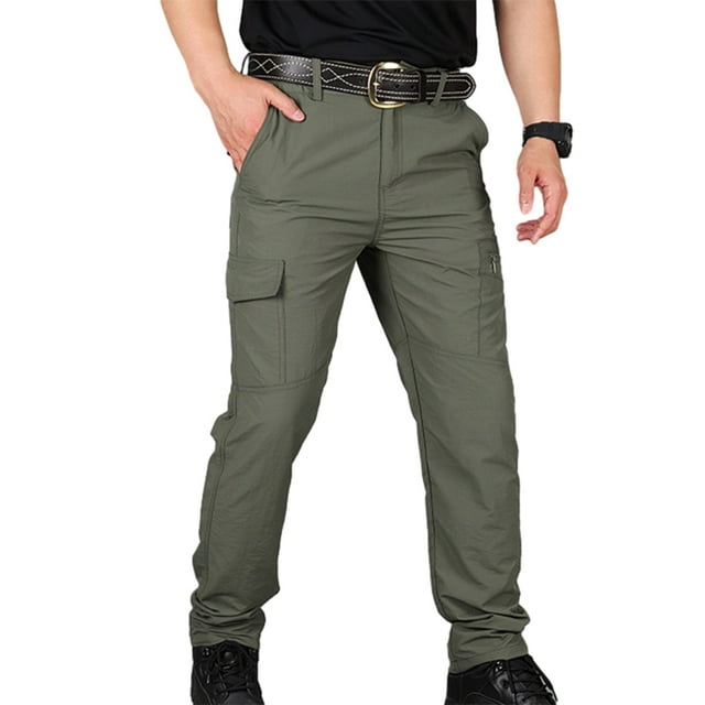 Qarigey Pantalones cargo para hombres Ropa deportiva de secado rápido Monos de gran tamaño Senderismo Type4 NO4