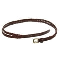 thumbnail image 4 of Women's Double Braided Skinny Leather Belt, 4 of 5