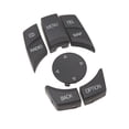 thumbnail image 3 of MAYUJIAA 6PCS Central Multimedia Buttons Exquisite Surface Smooth Touch Control Knob Button Cover Fit for 1 3 5 6 Series Matte Black QM321-6552, 3 of 13
