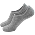 thumbnail image 1 of Calcetines deportivos para adultos, gruesos, con bucles, de algodón transpirable, corte bajo, antideslizantes, con soporte elástico para el arco, lavables a máquina, talla única., 1 of 2