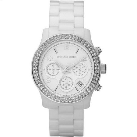 Best Michael Kors MK5188  Stainless Steel Ceramic Bracelet Watch White deal