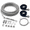 Silver-100ft for 2 dog, variant on Dog Tie Out Cable 200ft Trolley Runner For Dogs Up To 250lbs Lead Yard Camping Outdoor With 8 Ft Nylon Bungee Sling Protect Trees