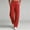 Red women straight leg lounge pants a1, variant on BRELIL Women's Straight Leg Elastic Waist Lounge Pants with Pockets Solid Casual Long Sweatpants Travel Vacation Trousers, Black L