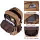 thumbnail image 3 of Mochila para portátil LUNLOPIK Canvas Vintage 15.6" USB Marrón, 3 of 6