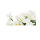 thumbnail image 5 of 4pcs Flores Artificiales Violeta Decoración Fiesta Bod BLANCO VERDE, 5 of 5