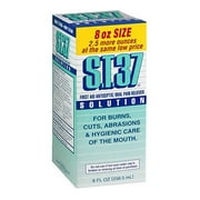 5 Pack - S.T.37 First Aid Antiseptic Oral Pain Reliever Solution 8oz Each