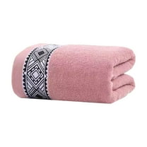 Cinvoph Hand Towels for Bathroom, Cotton Hand Towel for Bath, Face, Kitchen, Spa, Super Soft Absorbent, Machine Washable, Size 14" x 30", Pink