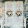 thumbnail image 6 of Guvpev 4PCS Mini Wreaths for Kitchen Cabinet 12 Inch Small Christmas Wreath with Burlap Ribbon Red Berry and Eucalyptus Leaves for Xmas Window Front Door Fireplace Chair Farmhouse Hanging Decor, 6 of 12